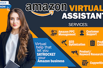 be your professional amazon virtual assistant and PPC manager