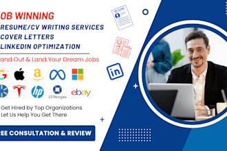 write professional resume, CV and cover letter