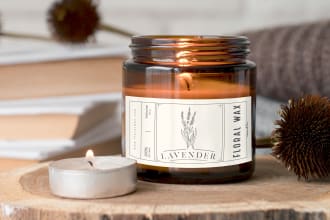 do a professional candle label and product label design for your business