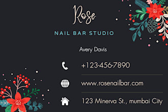 design business cards, thank you cards, and packaging