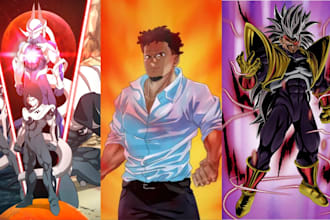draw you in dragon ball anime style