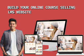 develop online course wordpress website with learndash or tutor lms