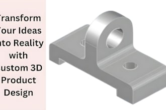 be your 3d product designer for manufacturing