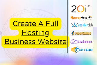 design full hosting business website