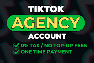 create tiktok agency ads accounts and tik tok agency account
