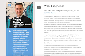 convert resume into a website