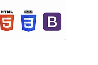 design a modern responsive website with HTML, CSS, and bootstrap
