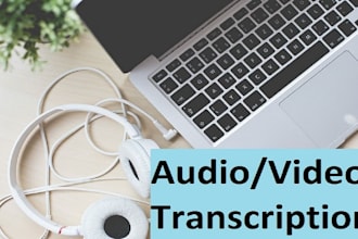 do french audio and video transcription