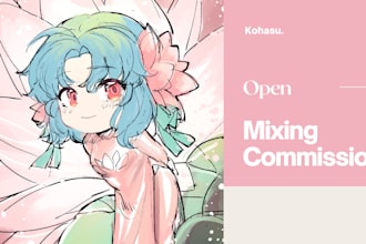 mix song cover for youtuber, youtaite and vtuber