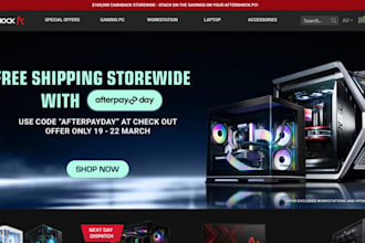 design gaming shopify store, game accessories store, console pc gaming website,