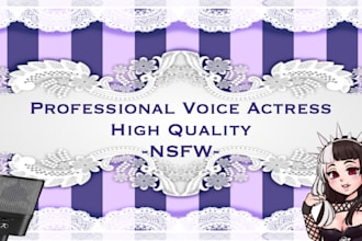 be your professional nsfw voice actress HQ audio