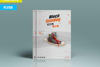 make a flyer promote to your product
