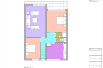 redraw floor plans for real estate agent