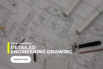 create 2d engineering mechanical and technical drawings