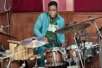 record a professional drum track for your songs