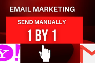 send 500 emails manually one by one