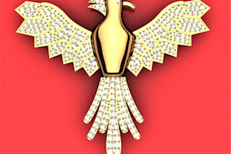 do customize 3d jewelry designing