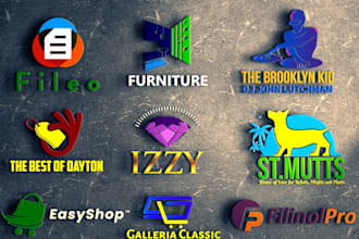 do amazing 3d logo design for your company, business, brand and website
