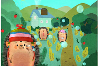 ilustración infantil digital y con técnicas mixtas