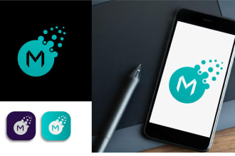 do creative logo design for app and website icons