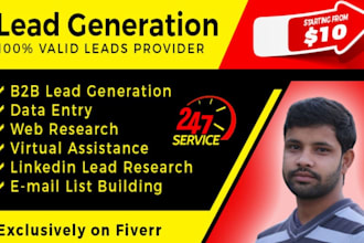 do targeted b2b lead generation and web research