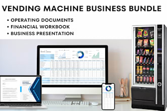 provide essential documents and financial tool for your vending machine business