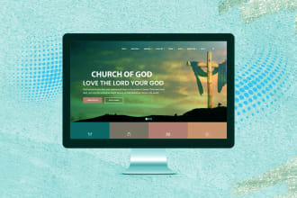 create a wordpress website for your church