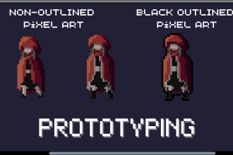 make pixel art character with animation