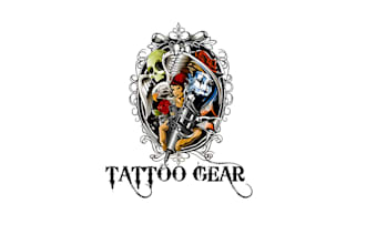 design creative tattoo logo