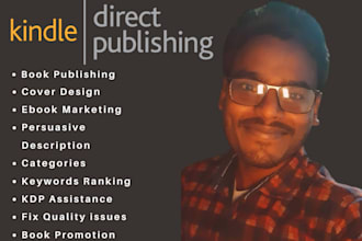 professionally publish your ebook on amazon kindle store