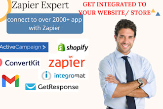 setup zapier or make com integration on crms, webhook, custom api endpoints