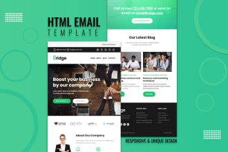 design responsive HTML email template