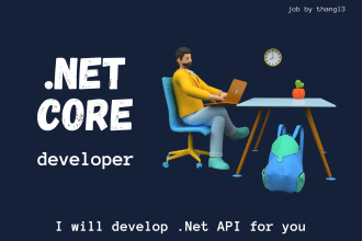 develop an aspnet mvc, core web app or web API for you