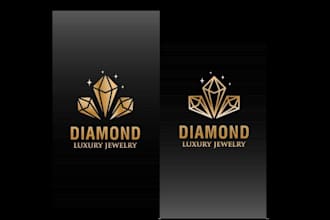 design jewelry shop front logo professionally in 24 hours