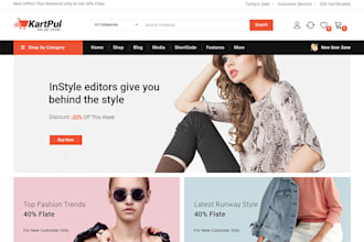 design shopify clothing brand store and clothing website