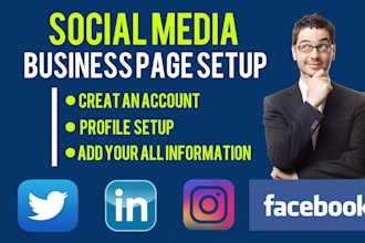 do social media business page creation , fb fan page setup