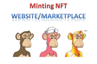 design nft minting website, mint engine, smart contract marketplace