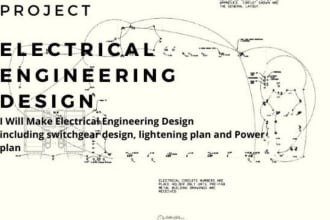 design electrical lighting plan and power plan