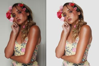 do professional photo editing skin, face, model,retouching