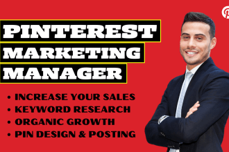manage pinterest business account, pin design, posting, idea pin, boards and ads