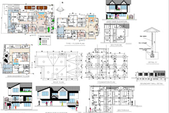 be your architect for autocad drafting and revit bim modeling
