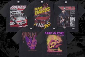 make streetwear t shirt design for your clothing brand