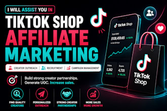manage tiktok shop affiliate marketing and creator outreach