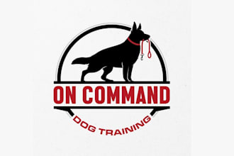 create awesome  dog training logo design with fastest delivery