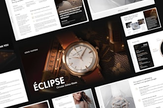 create powerpoint presentation pitch deck design