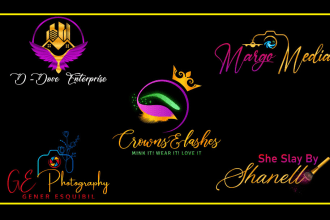 create professional photography logo or signature watermark