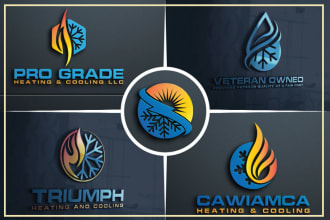 make plumbing heating hvac oil gas and cleaning logo
