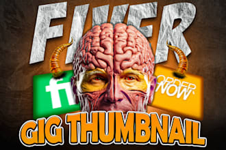 design 2 fiverr gig thumbnail, gig image and gig picture