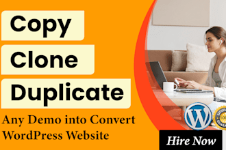 rebuild copy clone website duplicate replicate revamp redesign or convert design