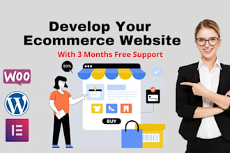 do wordpress ecommerce website and woocommerce customization